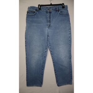 Lauren Ralph Lauren Jeans Co Womens 16 Straight Leg Medium Wash Blue Denim Jeans